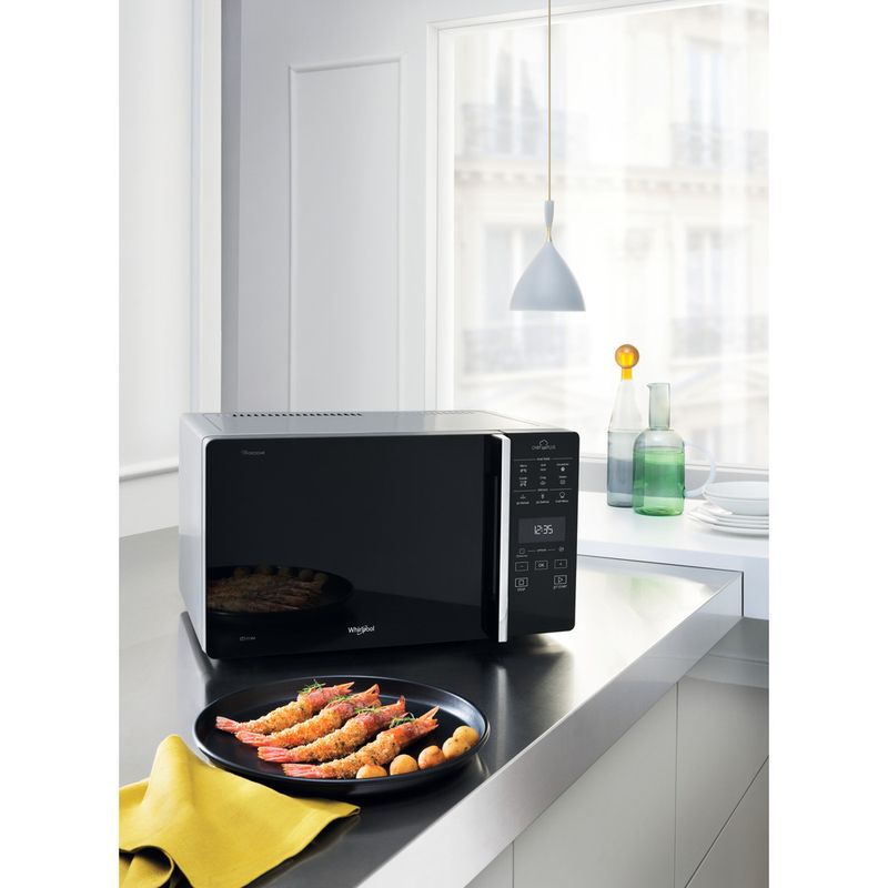 Whirlpool Microondas Libre instalación MCP 349 SL Plata Electrónico 25 MW-Combi 800 Lifestyle perspective