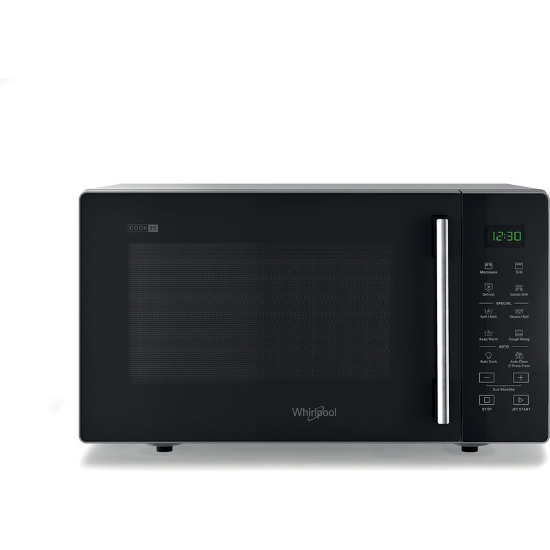 Whirlpool Microondas Libre instalación MWP 254 SB Negro Electrónico 25 MW + Función Grill 900 Frontal