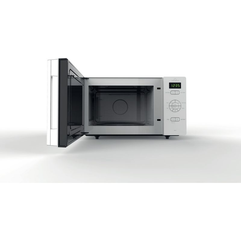 Whirlpool Microondas Libre instalación MCP 346 WH Blanco Electrónico 25 MW + Función Grill 800 Frontal open