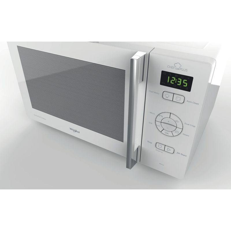 Whirlpool Microondas Libre instalación MCP 346 WH Blanco Electrónico 25 MW + Función Grill 800 Lifestyle perspective
