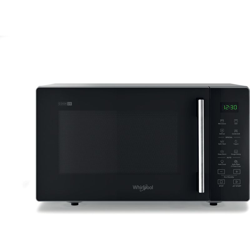 Whirlpool Microondas Libre instalación MWP 253 SB Negro plata Electrónico 25 MW + Función Grill 900 Frontal