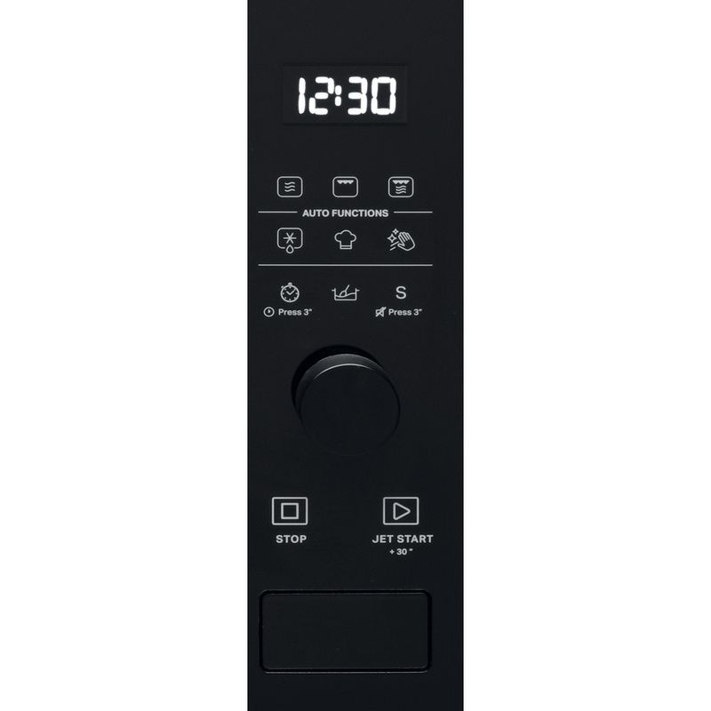 Whirlpool Microondas Encastre WMF201G Inox Electrónico 20 MW + Función Grill 800 Control panel
