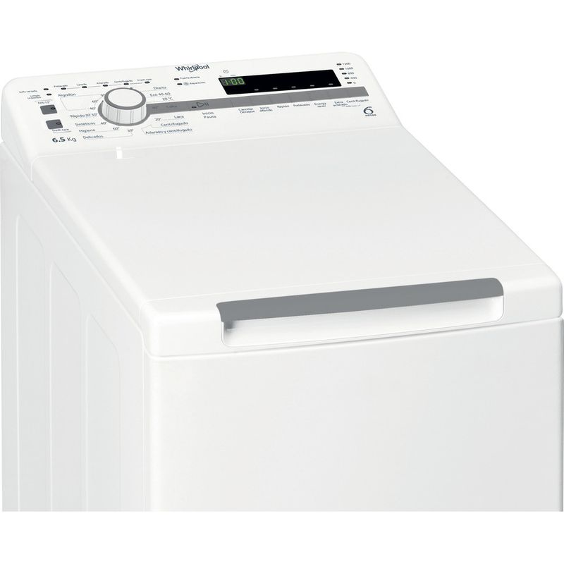 Whirlpool Lavadora Libre instalación TDLR 65230SS SP/N Blanco Carga superior D Control panel