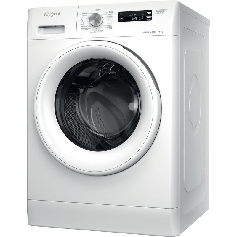 Whirlpool Lavadora Libre instalación FFS 8258 W SP Blanco Cargador frontal B Perspective