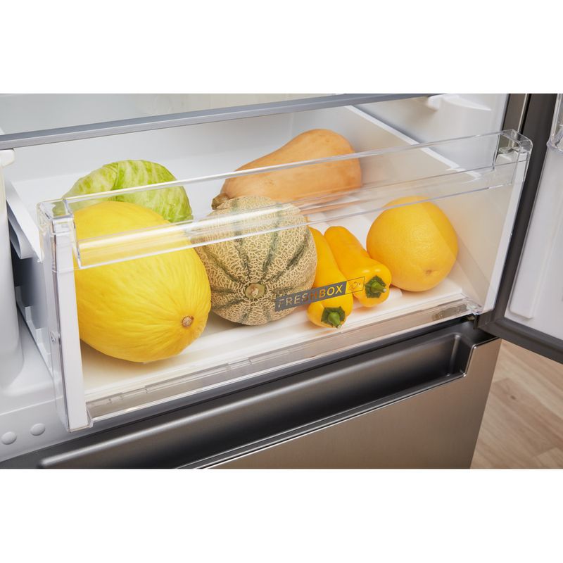 Whirlpool Combinación de frigorífico / congelador Libre instalación W5 721E OX 2 Optic Inox 2 doors Drawer