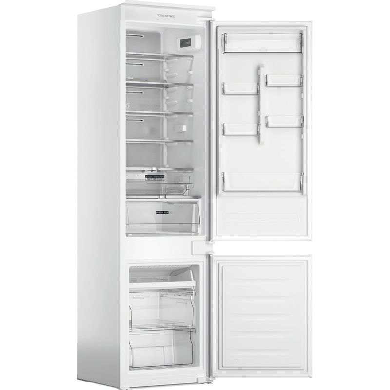 Whirlpool Combinación de frigorífico / congelador Encastre WHC20 T152 Blanco 2 doors Perspective open