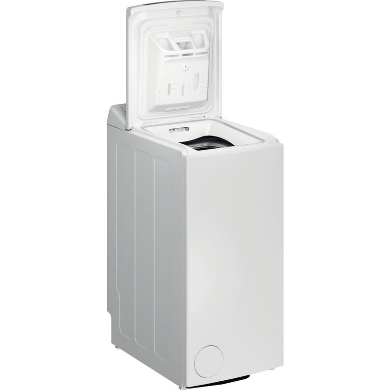 Whirlpool Lavadora Libre instalación TDLR 6240S SP/N Blanco Carga superior C Perspective open