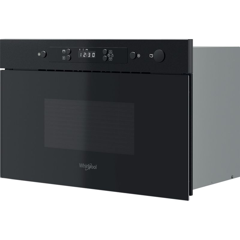 Whirlpool Microondas Encastre MBNA900B Negro Electrónico 22 Solo MW 750 Perspective