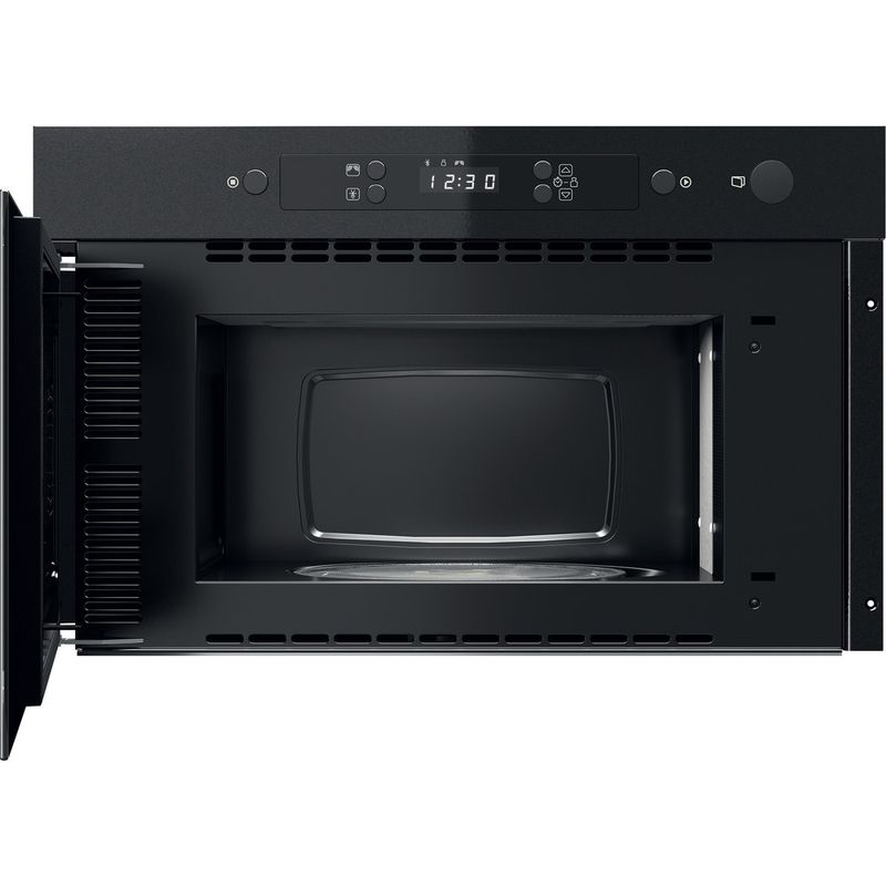 Whirlpool Microondas Encastre MBNA900B Negro Electrónico 22 Solo MW 750 Frontal open
