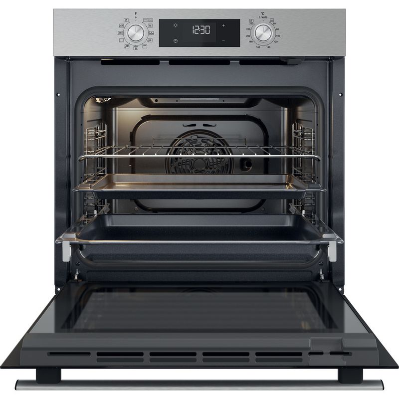 Whirlpool Horno Encastre OMR58HU1X Eléctrico A + Frontal open