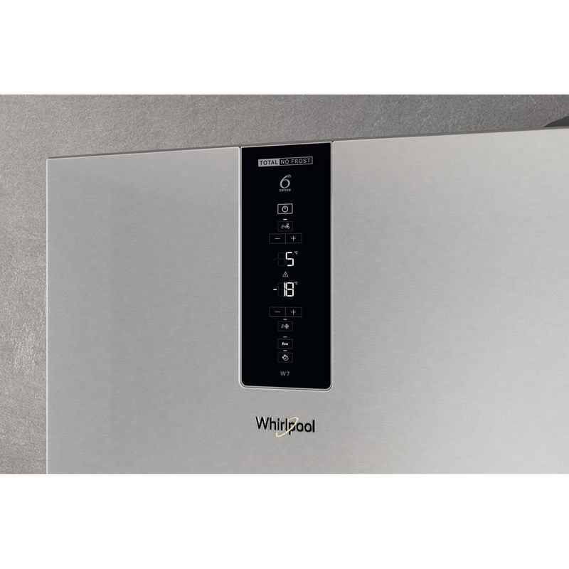 Whirlpool Combinación de frigorífico / congelador Libre instalación W7X 94T SX Saturn Steel 2 doors Control panel