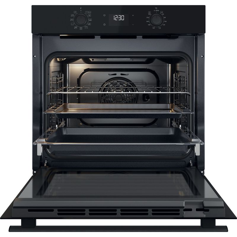 Whirlpool Horno Encastre OMR58HU1B Eléctrico A + Frontal open