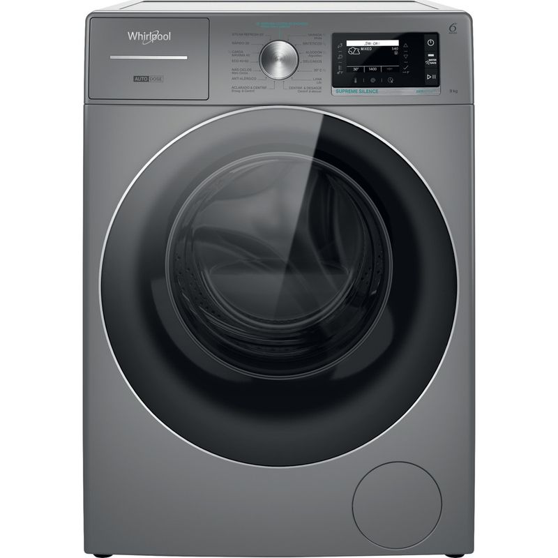 Whirlpool Lavadora Libre instalación W8 99ADS SILENCE SPT Plata Cargador frontal A Frontal
