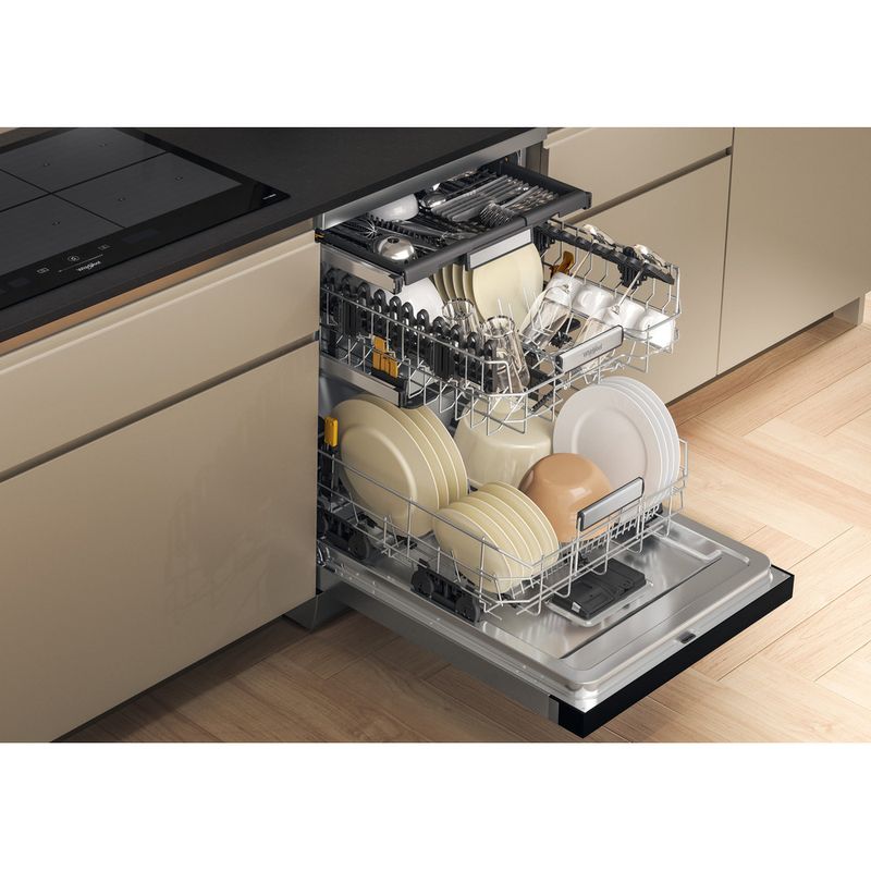 Whirlpool Lavavajillas Libre instalación W7F HS51 X Libre instalación B Lifestyle perspective open