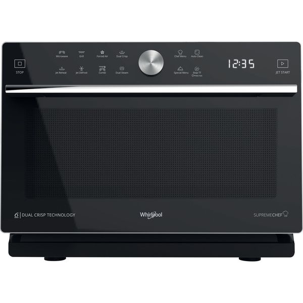 Whirlpool Microondas Libre instalación MWSC 933 SB Plata Electrónico 33 MW-Combi 900 Frontal