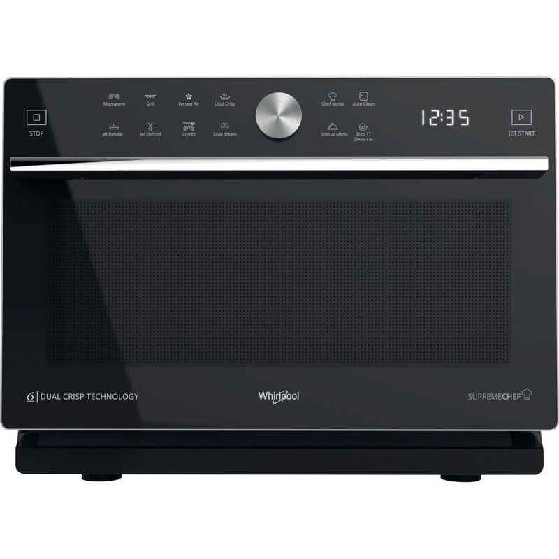 Whirlpool Microondas Libre instalación MWSC 933 SB Plata Electrónico 33 MW-Combi 900 Frontal
