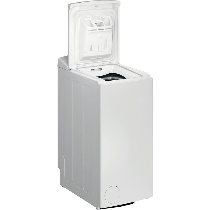 Whirlpool Lavadora Libre instalación TDLR 7231BS SPT Blanco Carga superior D Perspective open
