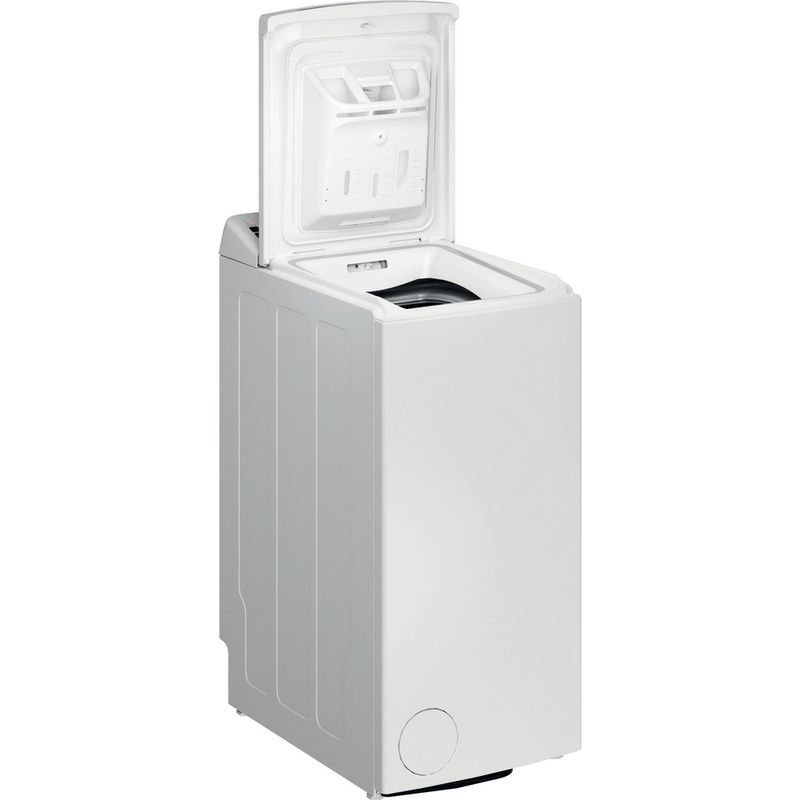 Whirlpool Lavadora Libre instalación TDLR 7232BS NX Blanco Carga superior D Perspective open