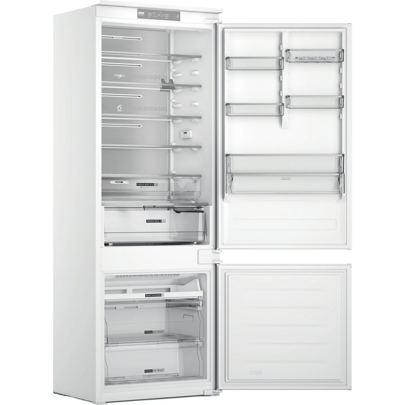 Whirlpool Combinación de frigorífico / congelador Encastre WH SP70 T121 Blanco 2 doors Perspective open