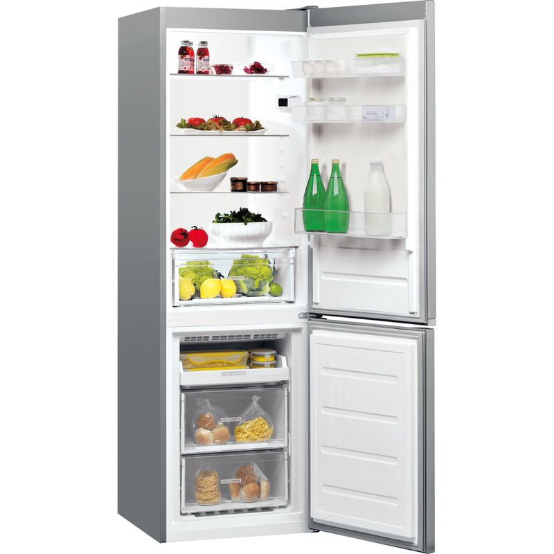 Whirlpool Combinación de frigorífico / congelador Libre instalación WNF 821 E X Inox 2 doors Perspective open