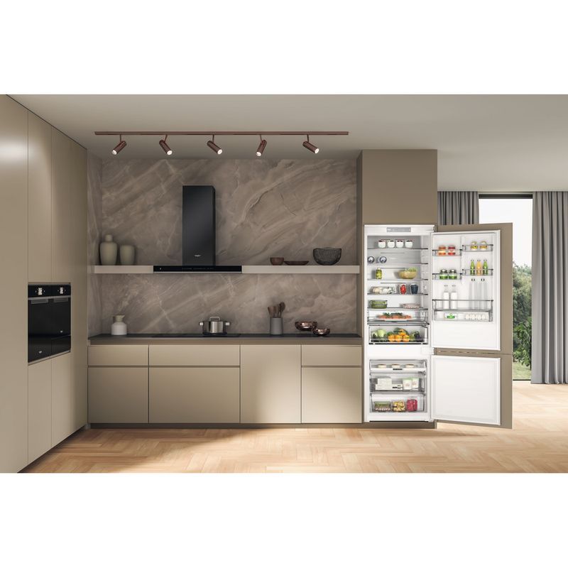 Whirlpool Combinación de frigorífico / congelador Encastre WH SP70 T121 Blanco 2 doors Lifestyle frontal open