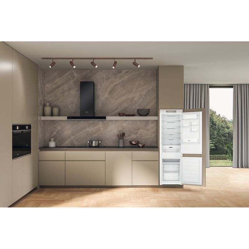 Whirlpool Combinación de frigorífico / congelador Encastre WHC18 T514 Blanco 2 doors Lifestyle frontal open