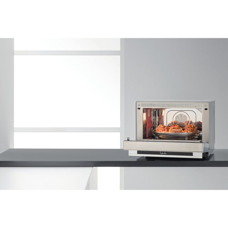 Whirlpool Microondas Libre instalación MWSC 9133 SX Inox Electrónico 33 MW-Combi 1000.0 Lifestyle perspective open
