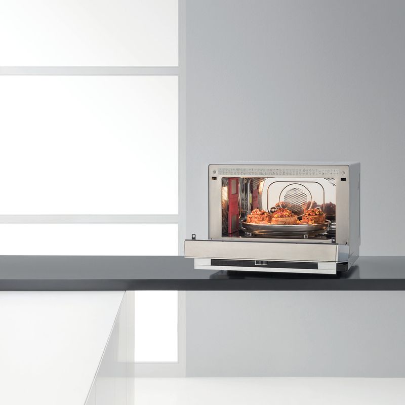 Whirlpool Microondas Libre instalación MWSC 9133 SX Inox Electrónico 33 MW-Combi 1000.0 Lifestyle frontal open
