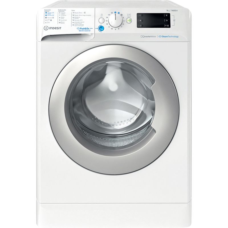 Indesit Lavadora Libre instalación BWE 91496X WSV SPT Blanco Cargador frontal A Frontal