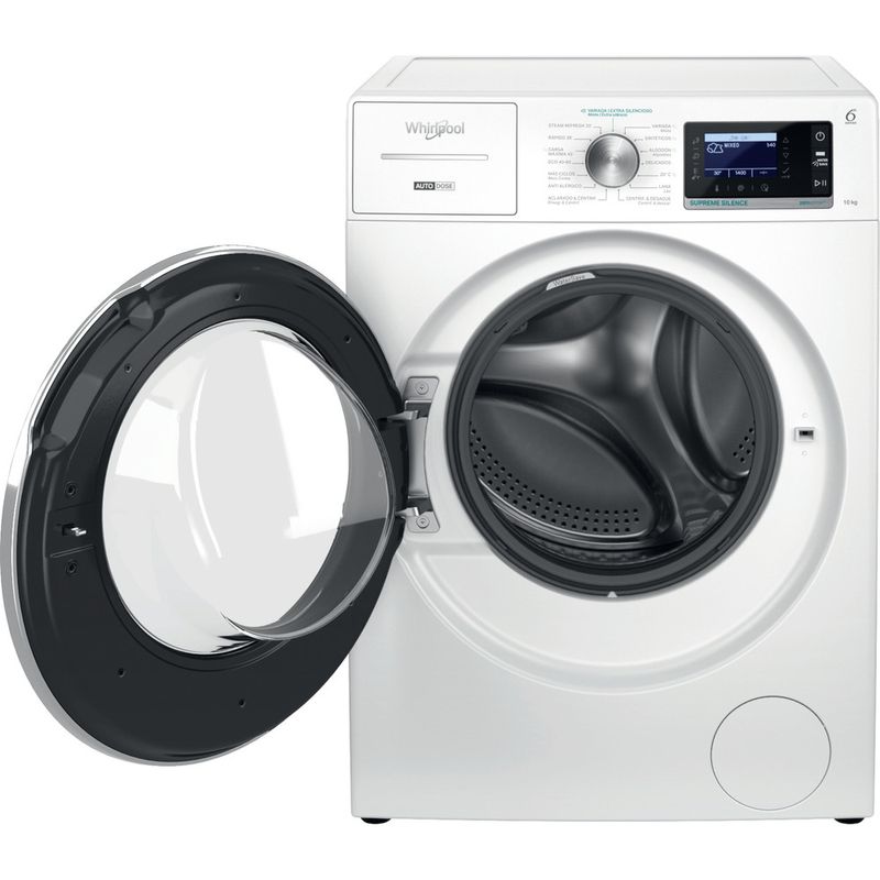 Whirlpool Lavadora Libre instalación W8 09AD SILENCE SPT Blanco Cargador frontal A Frontal open