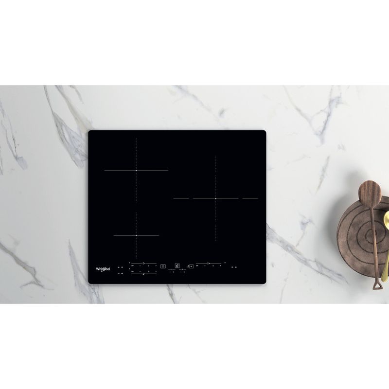 Whirlpool Encimera WS B4760 NE Negro Induction vitroceramic Lifestyle frontal
