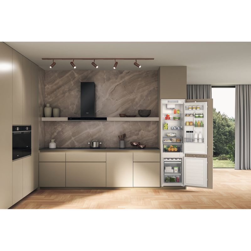 Whirlpool Combinación de frigorífico / congelador Encastre WHC20D013D1 Blanco 2 doors Lifestyle frontal open