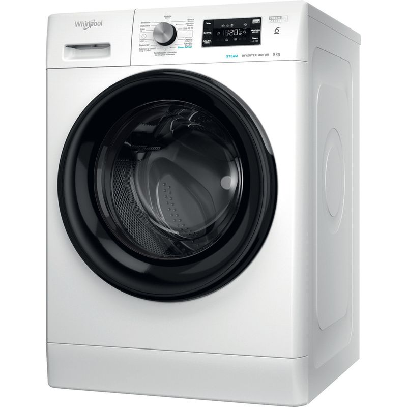 Whirlpool Lavadora Libre instalación FFB 8489 BV SPT Blanco Cargador frontal A Perspective