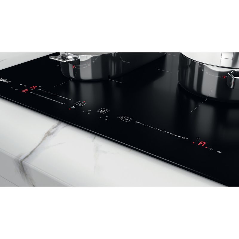 Whirlpool Encimera WB S5560 NE Negro Induction vitroceramic Lifestyle control panel
