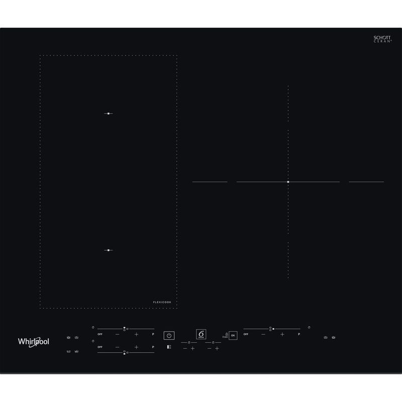 Whirlpool Encimera WL B2760 BF Negro Induction vitroceramic Frontal