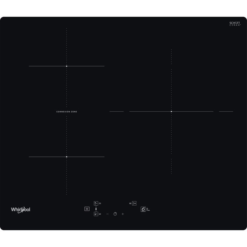 Whirlpool Encimera WB Q4860 NE Negro Induction vitroceramic Frontal