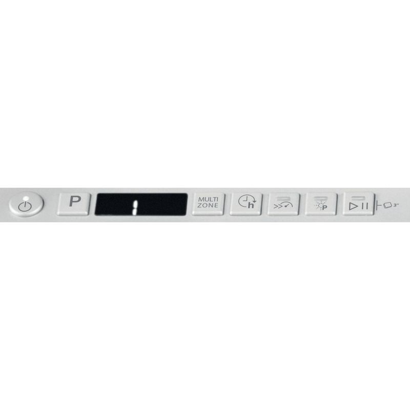 Whirlpool Lavavajillas Encastre WIC 3C34 PFE S Full-integrated D Control panel