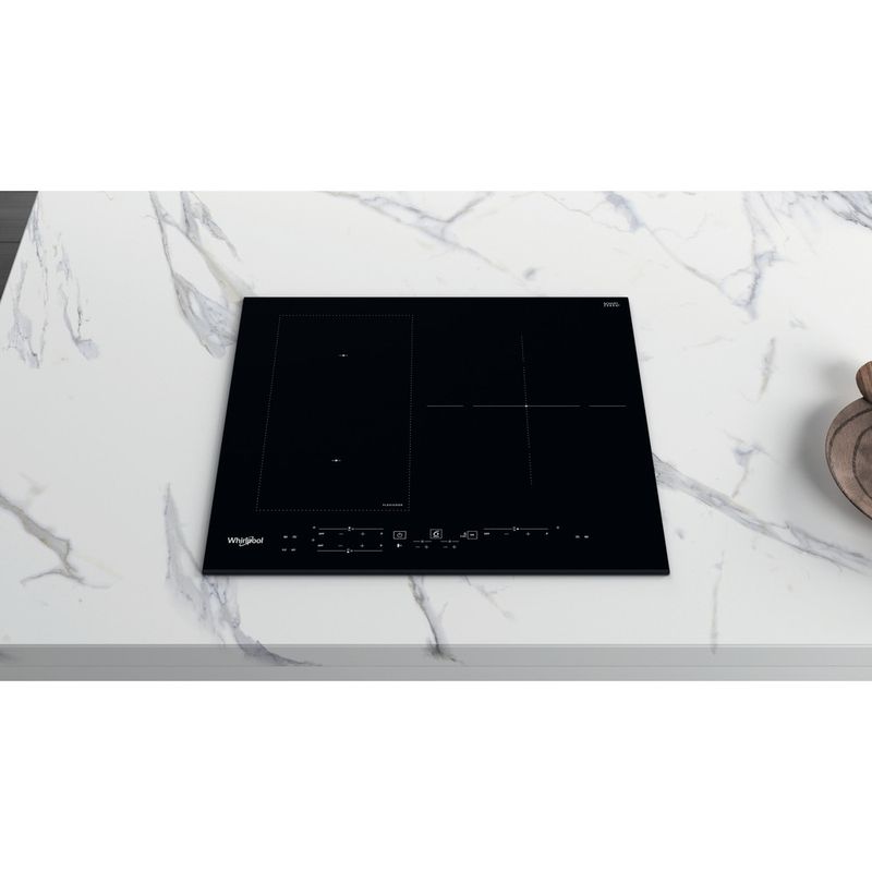 Whirlpool Encimera WL B2760 BF Negro Induction vitroceramic Lifestyle frontal top down