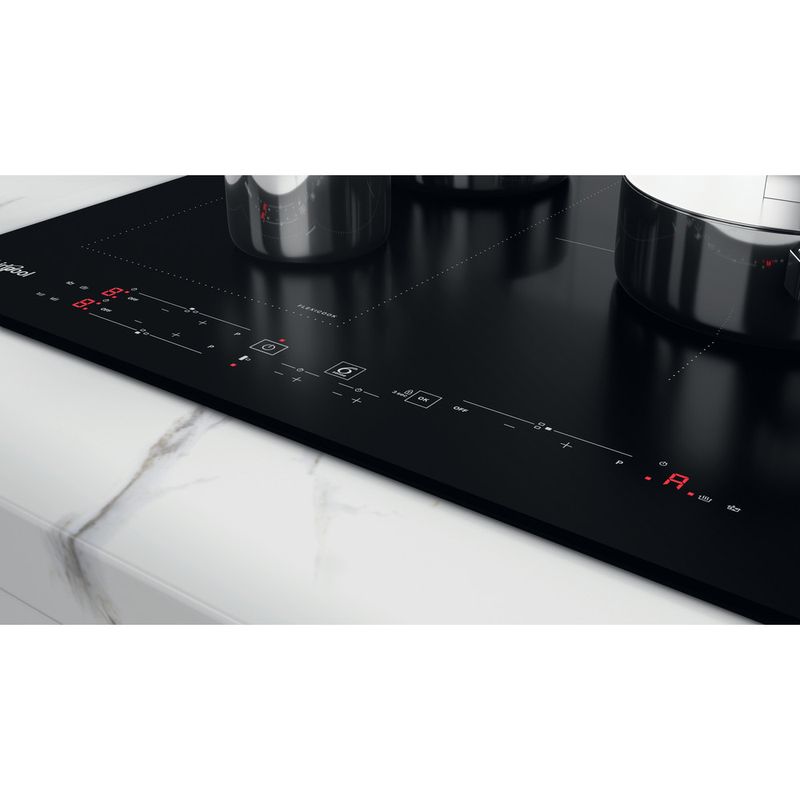 Whirlpool Encimera WL B2760 BF Negro Induction vitroceramic Lifestyle control panel