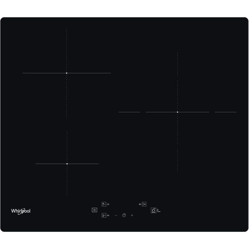 Whirlpool Encimera WS Q5760 NE Negro Induction vitroceramic Frontal
