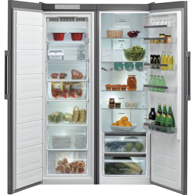 Whirlpool Refrigerador Libre instalación SW8 AM2Y XR 2 Optic Inox Frontal open