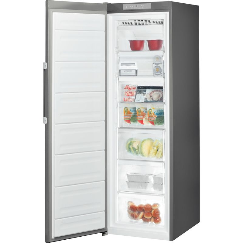 Whirlpool Congelador Libre instalación UW8 F2Y XBI F 2 Optic Inox Perspective open