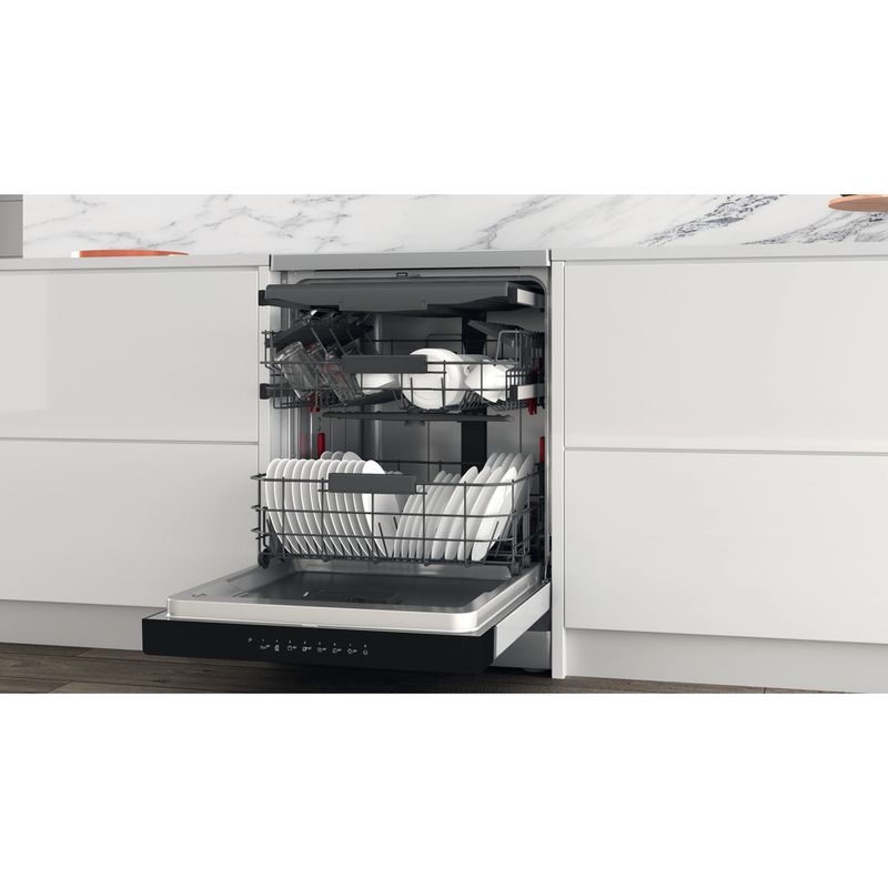 Whirlpool Lavavajillas Libre instalación WFC 3C33 PF X Libre instalación D Lifestyle perspective open