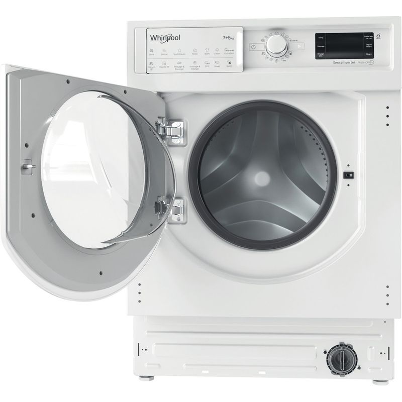 Whirlpool Lavadora secadora Encastre BI WDWG 751482 EU N Blanco Cargador frontal Frontal open