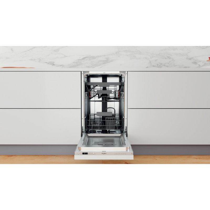 Whirlpool Lavavajillas Encastre WSIC 3M27 C Full-integrated E Lifestyle frontal open