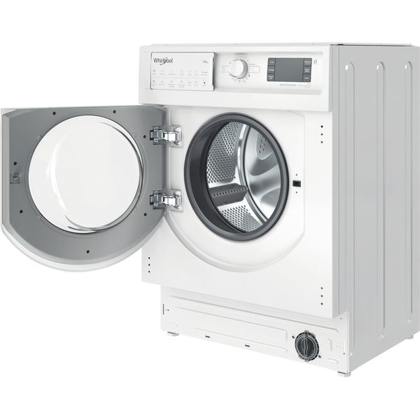 Whirlpool Lavadora secadora Encastre BI WDWG 751482 EU N Blanco Cargador frontal Perspective open