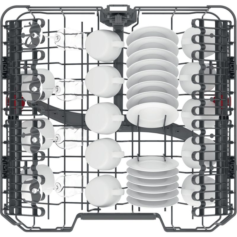 Whirlpool Lavavajillas Libre instalación WFC 3C42 P X Libre instalación C Rack