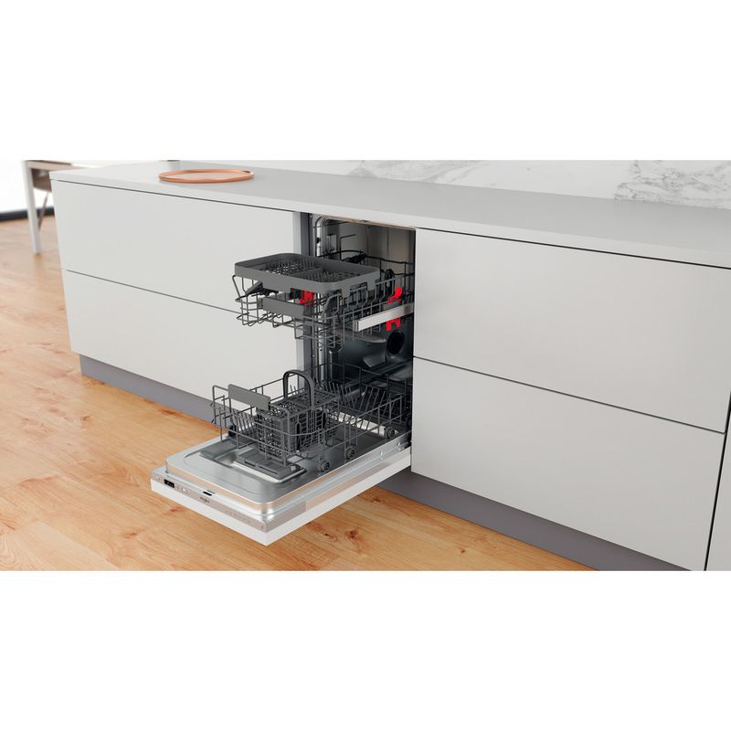 Whirlpool Lavavajillas Encastre WSIC 3M27 C Full-integrated E Lifestyle perspective open