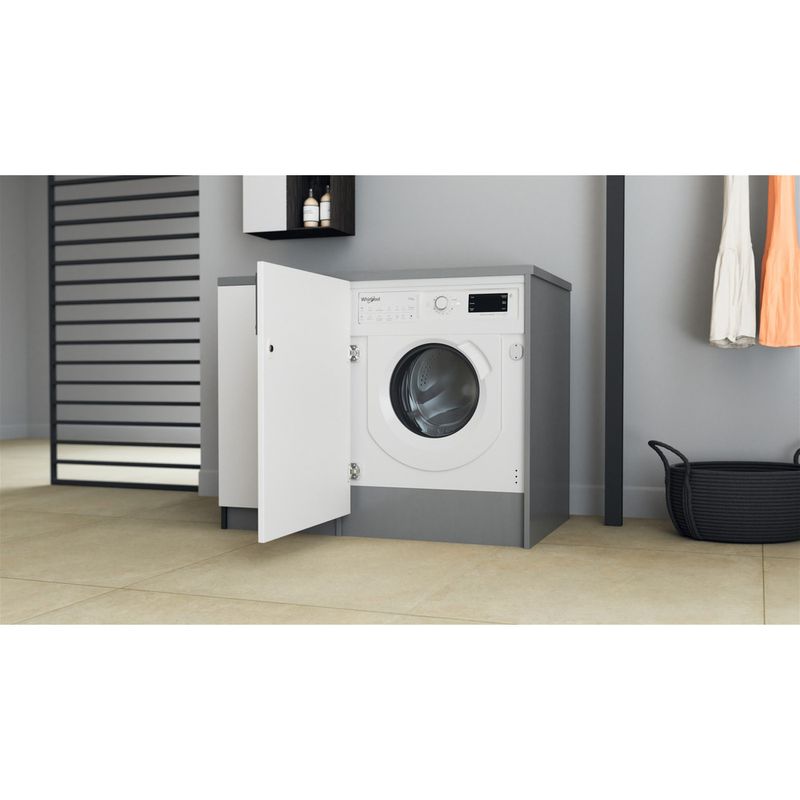 Whirlpool Lavadora secadora Encastre BI WDWG 751482 EU N Blanco Cargador frontal Lifestyle perspective