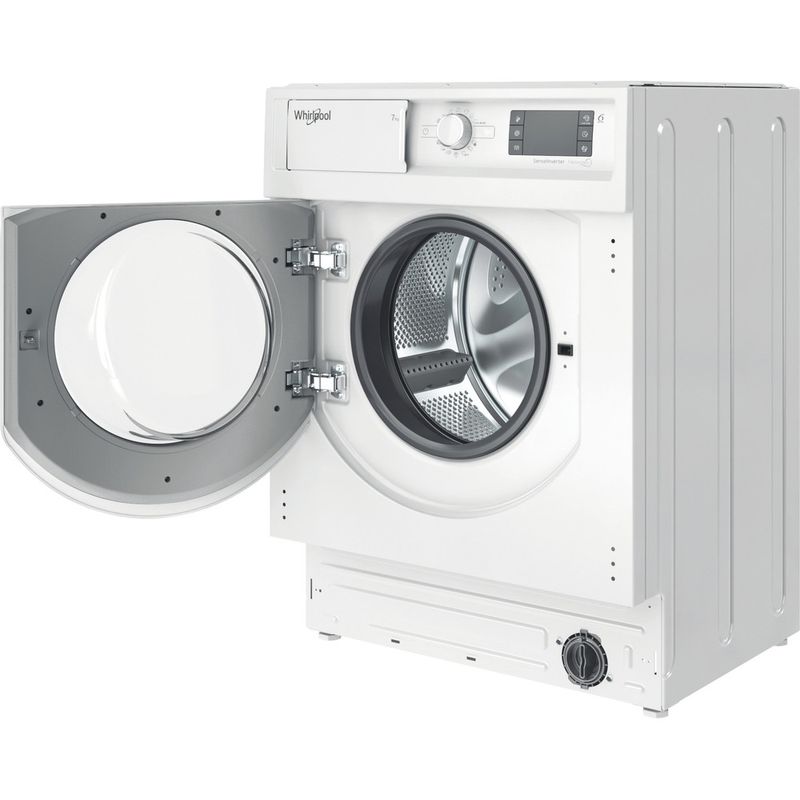 Whirlpool Lavadora Encastre BI WMWG 71483E EU N Blanco Cargador frontal D Perspective open